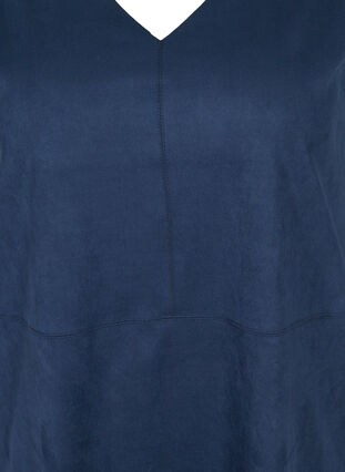 Ärmlös a-linjeformad klänning , Dark Blue, Packshot image number 2
