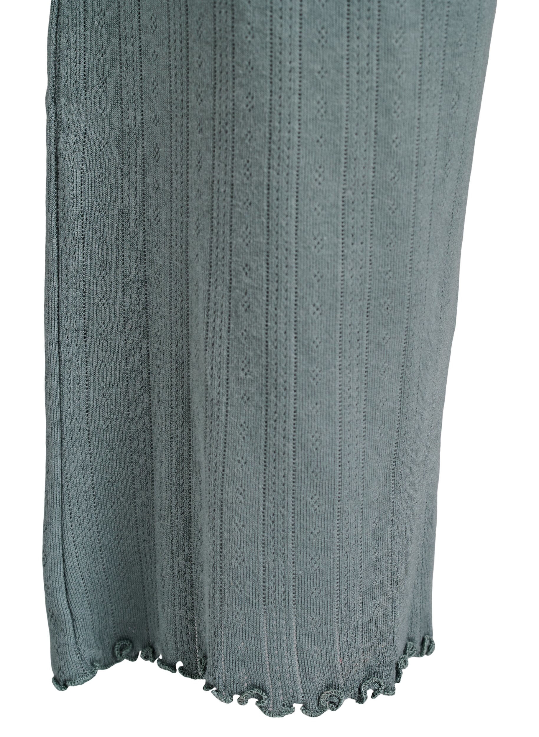 Zizzi Nattbyxor i bomull, Gr&ouml;n, Packshot image number 3