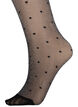 Tights i 30 denier med prickar, Black, Packshot image number 1