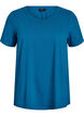 Enf&auml;rgad t-shirt i bomull, Bl&aring;, Packshot image number 0