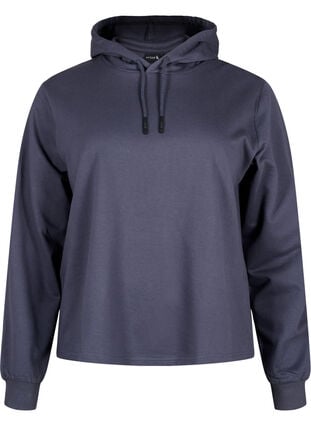 Huvtröja i sweatshirt-kvalitet, Ombre Blue, Packshot image number 0
