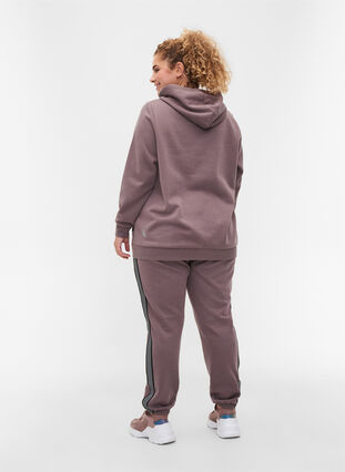 Sweatpants med snöre och fickor, Iron, Model image number 1