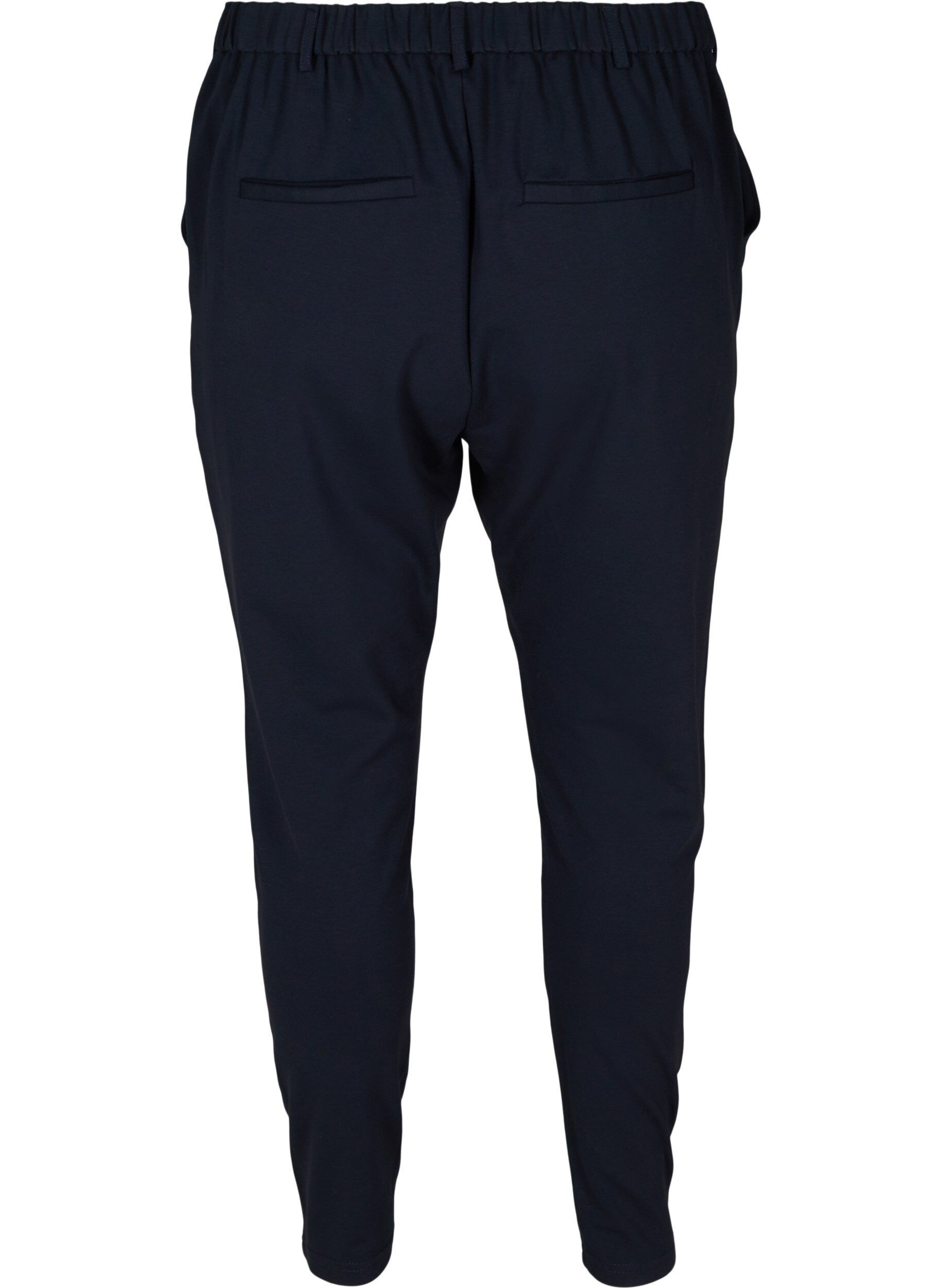 ZizziCroppade Maddison byxor, Bl&aring;, Packshot image number 1