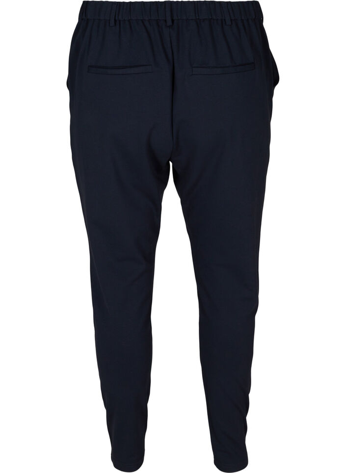 Croppade Maddison byxor, Bl&aring;, Packshot image number 1