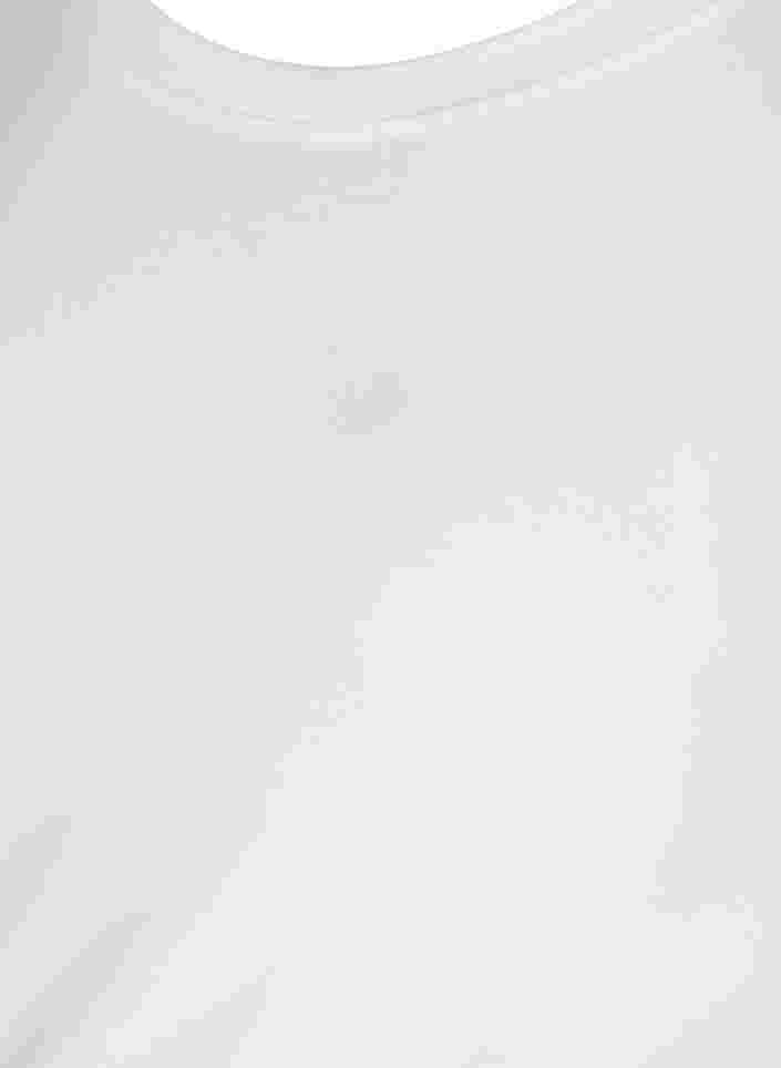 Basic gravidblus med långa ärmar, White, Packshot image number 2