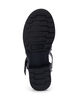 Bred sandal med nitar, Svart, Packshot image number 4