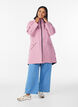 Regnjacka med fickor och huva, Rosa, Model image number 1