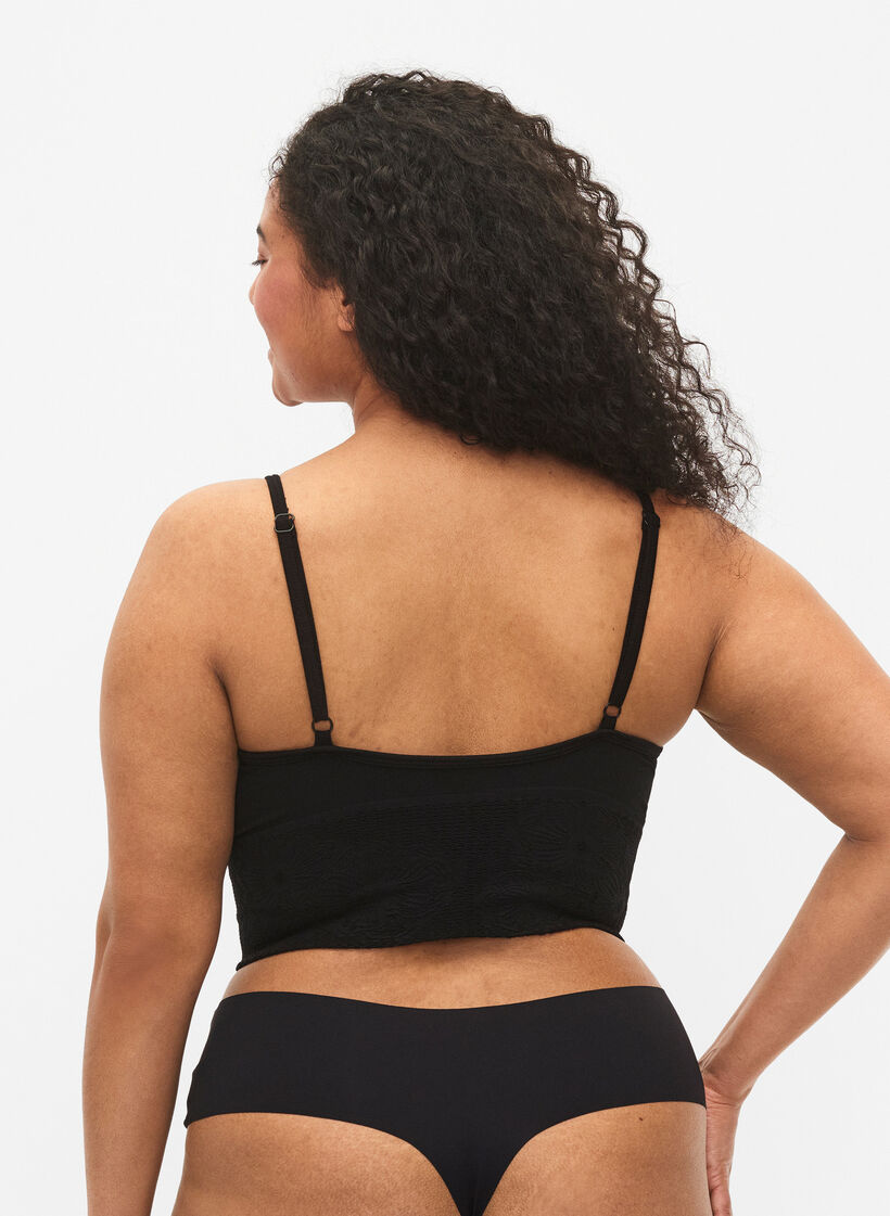 Seamless bh-topp, Black, Model image number 1