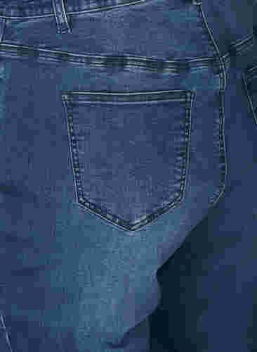 Jeans med extra hög midja, Blue denim, Packshot image number 3