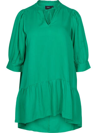 Klänning med 3/4 ärmar, Jolly Green, Packshot image number 0
