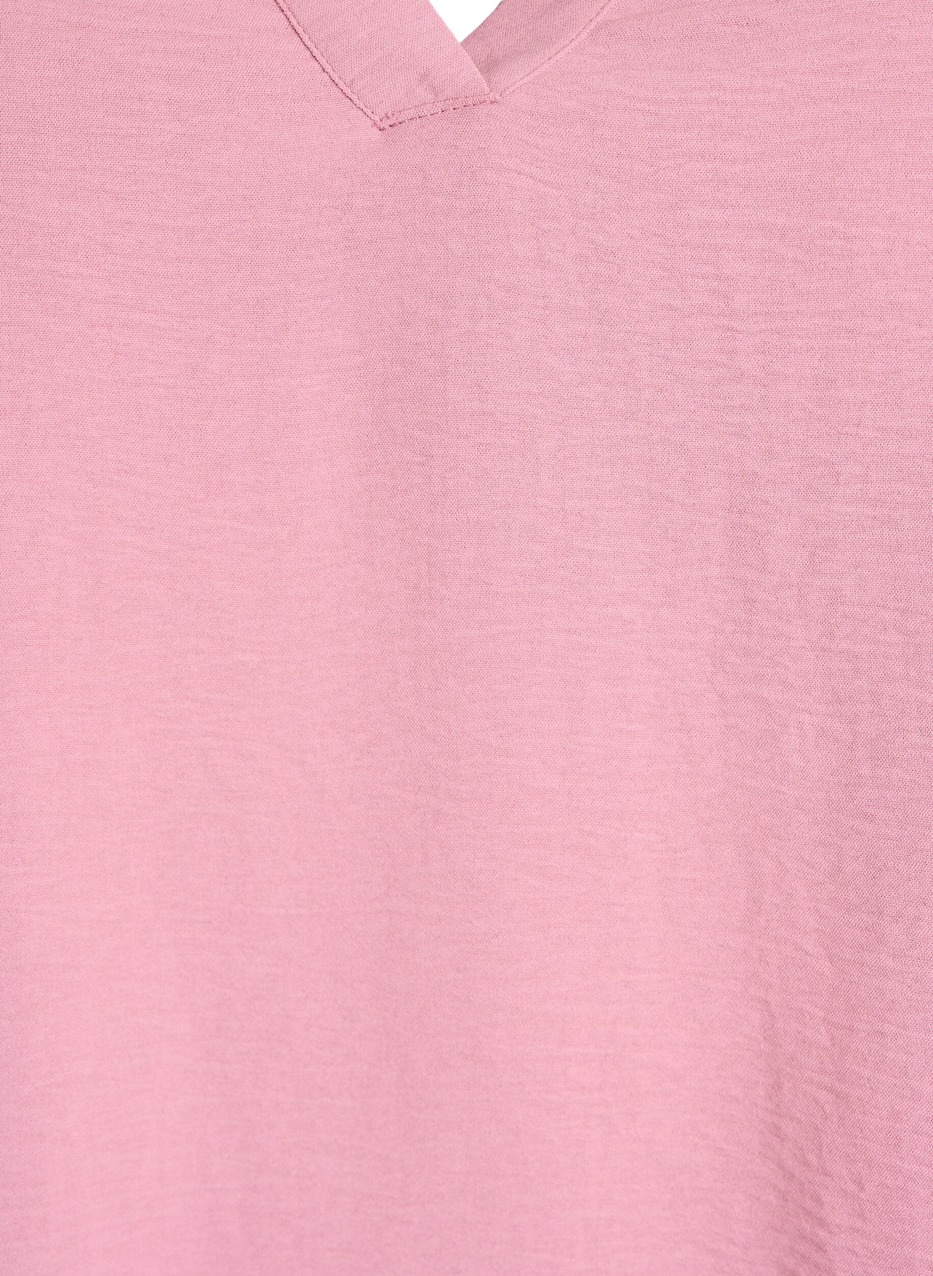 ZizziBlus med 3/4-&auml;rm, Rosa, Packshot image number 2