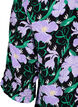 Blus i viskos med knappar, Black Small Flower, Packshot image number 3