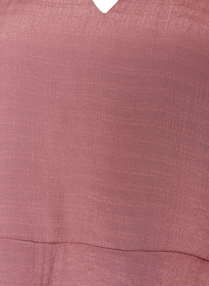 A-linjeformad kl&auml;nning med volanger i lager, Rosa, Packshot image number 2