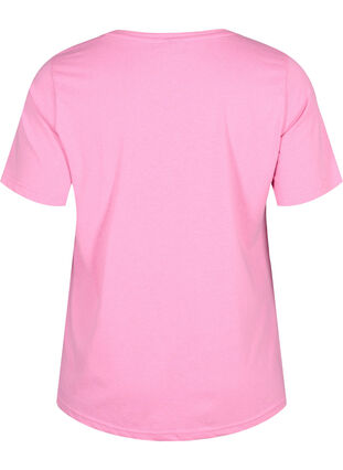 T-shirt från FLASH med tryck, Begonia Pink Always, Packshot image number 1