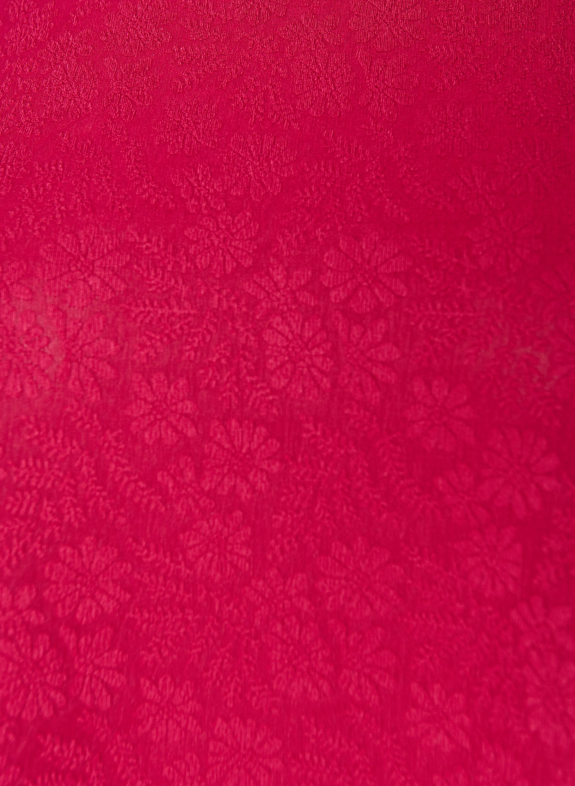 ZizziBlus med struktur och korta &auml;rmar, Rosa, Packshot image number 2