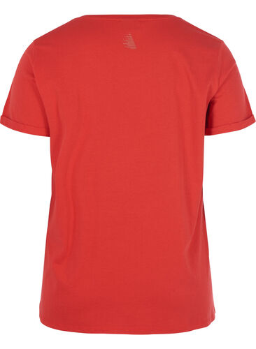 T-shirt, Flame Scarlet, Packshot image number 1