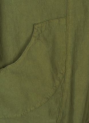 Klänning med fickor , Rifle Green, Packshot image number 2