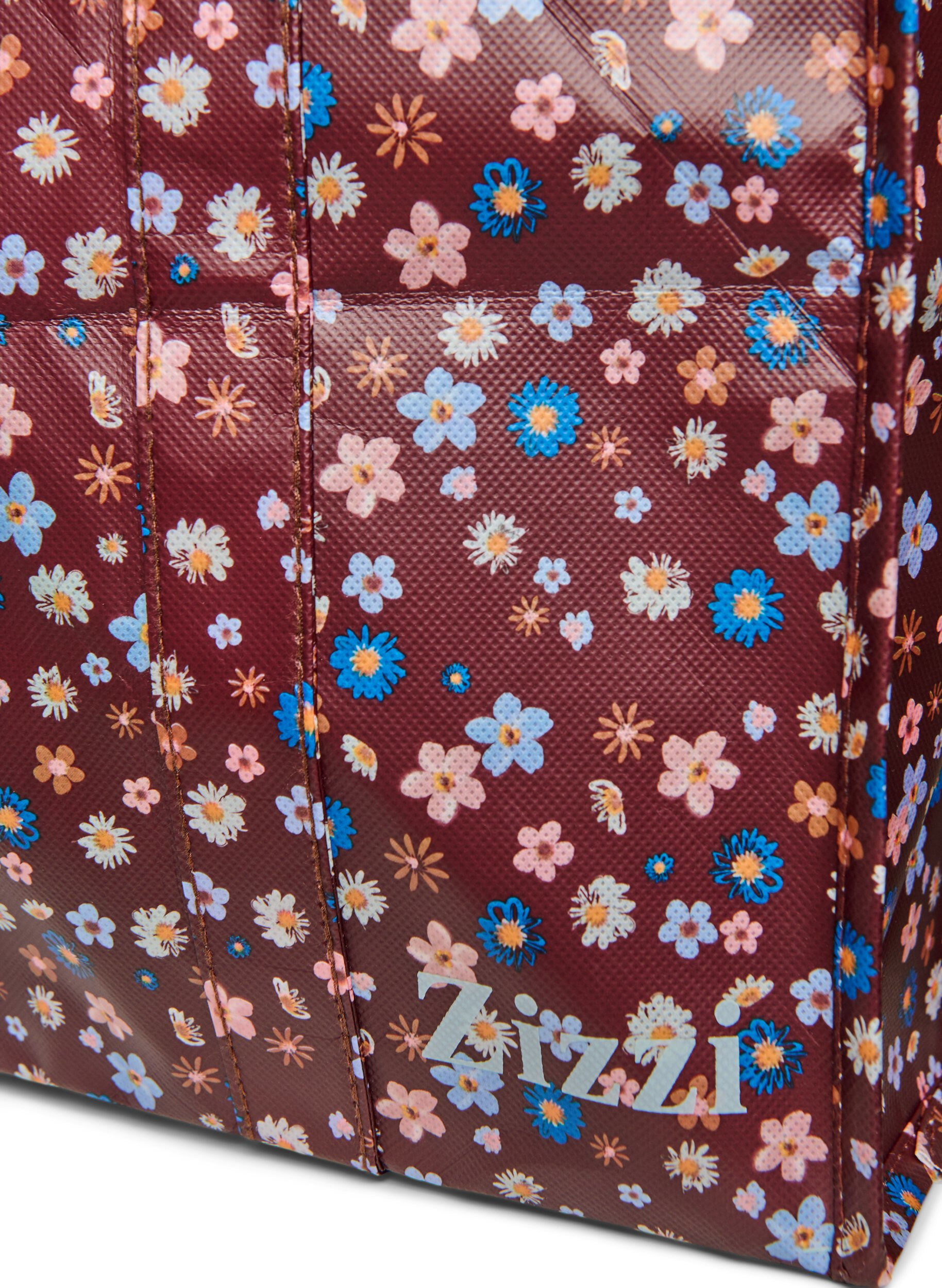 ZizziShoppingsv&auml;ska med dragkedja, Brun, Packshot image number 2