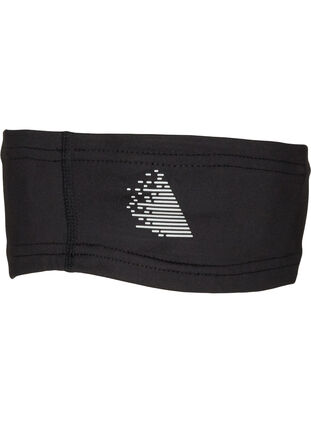 Enfärgat sportpannband, Black, Packshot image number 1