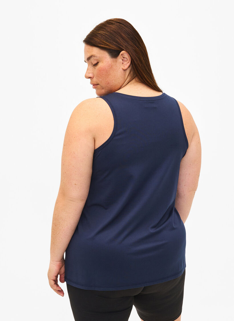 Träningstopp med rund halsringning, Night Sky, Model image number 1