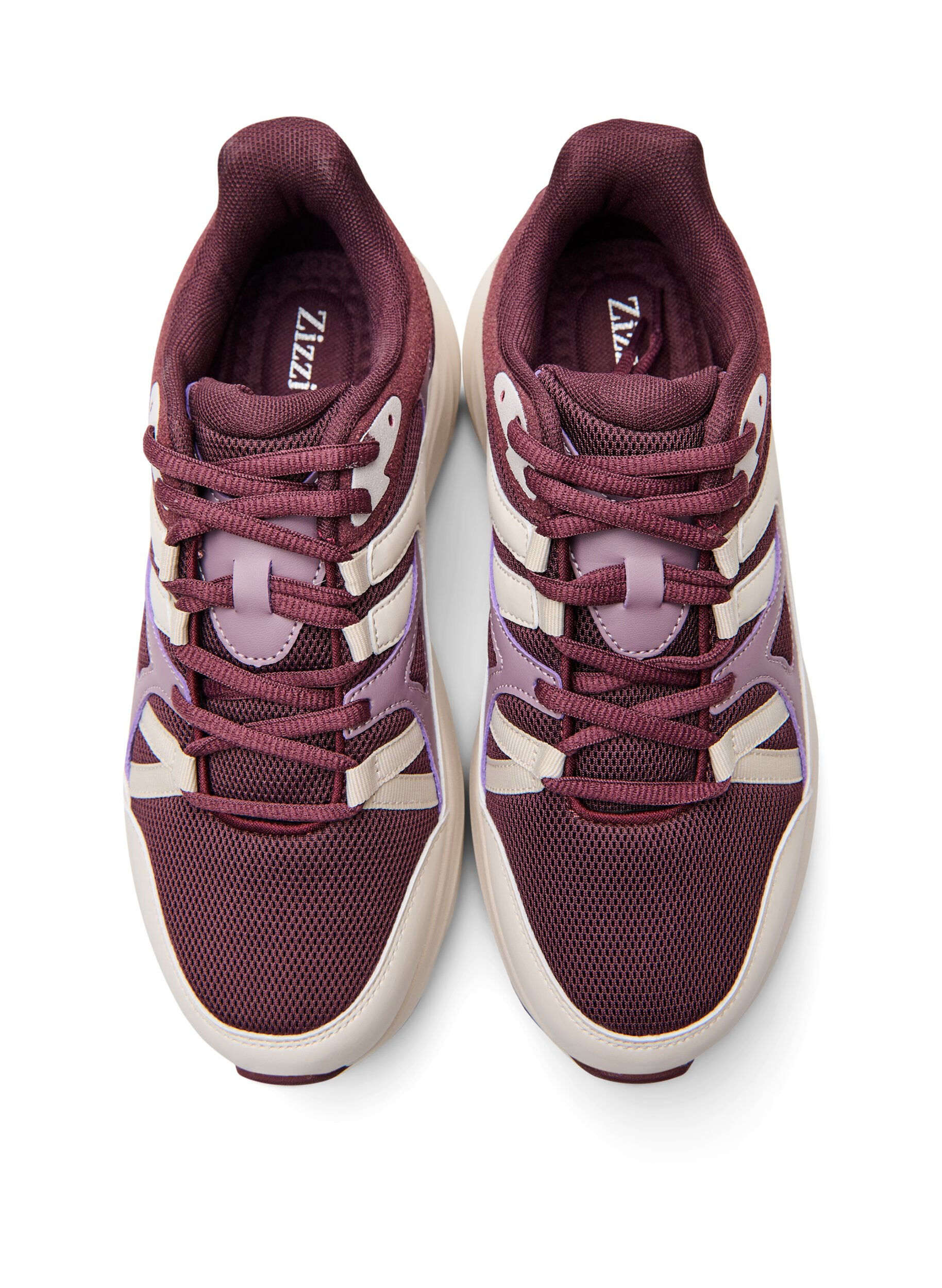 Zizzi Bekv&auml;ma sneakers med en st&ouml;td&auml;mpande sula, R&ouml;d, Packshot image number 2