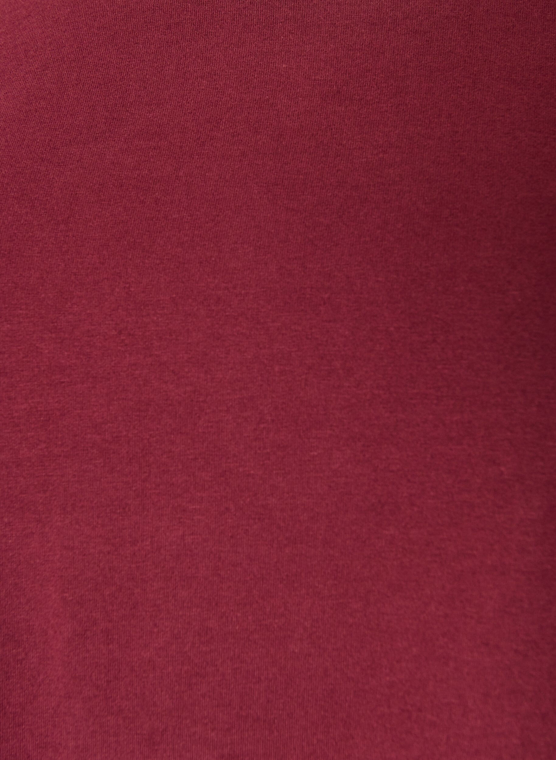 ZizziBaslinne i jersey med l&aring;nga &auml;rmar, R&ouml;d, Packshot image number 2