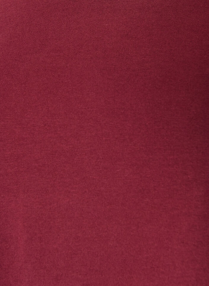 Baslinne i jersey med l&aring;nga &auml;rmar, R&ouml;d, Packshot image number 2