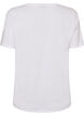 T-shirt med tryck, Vit, Packshot image number 1