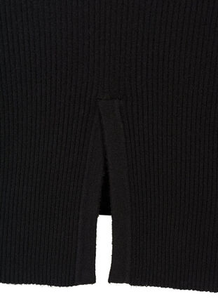 Tight stickad kjol, Black, Packshot image number 3