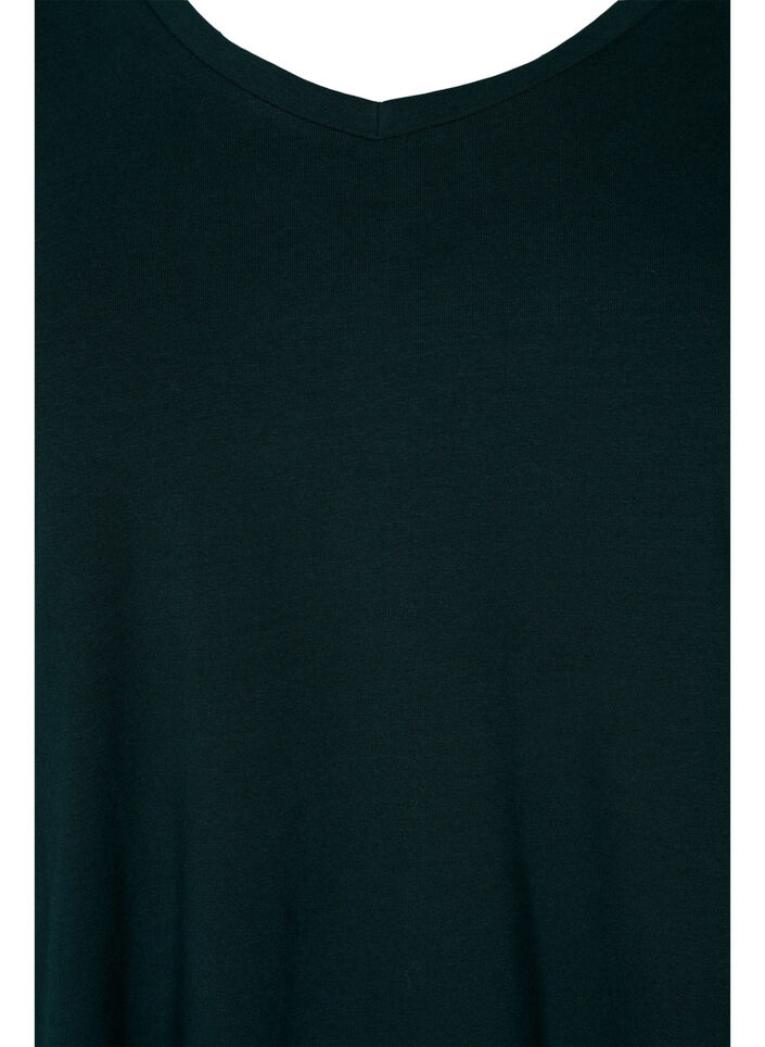 Enf&auml;rgad t-shirt i bomull, Gr&ouml;n, Packshot image number 2