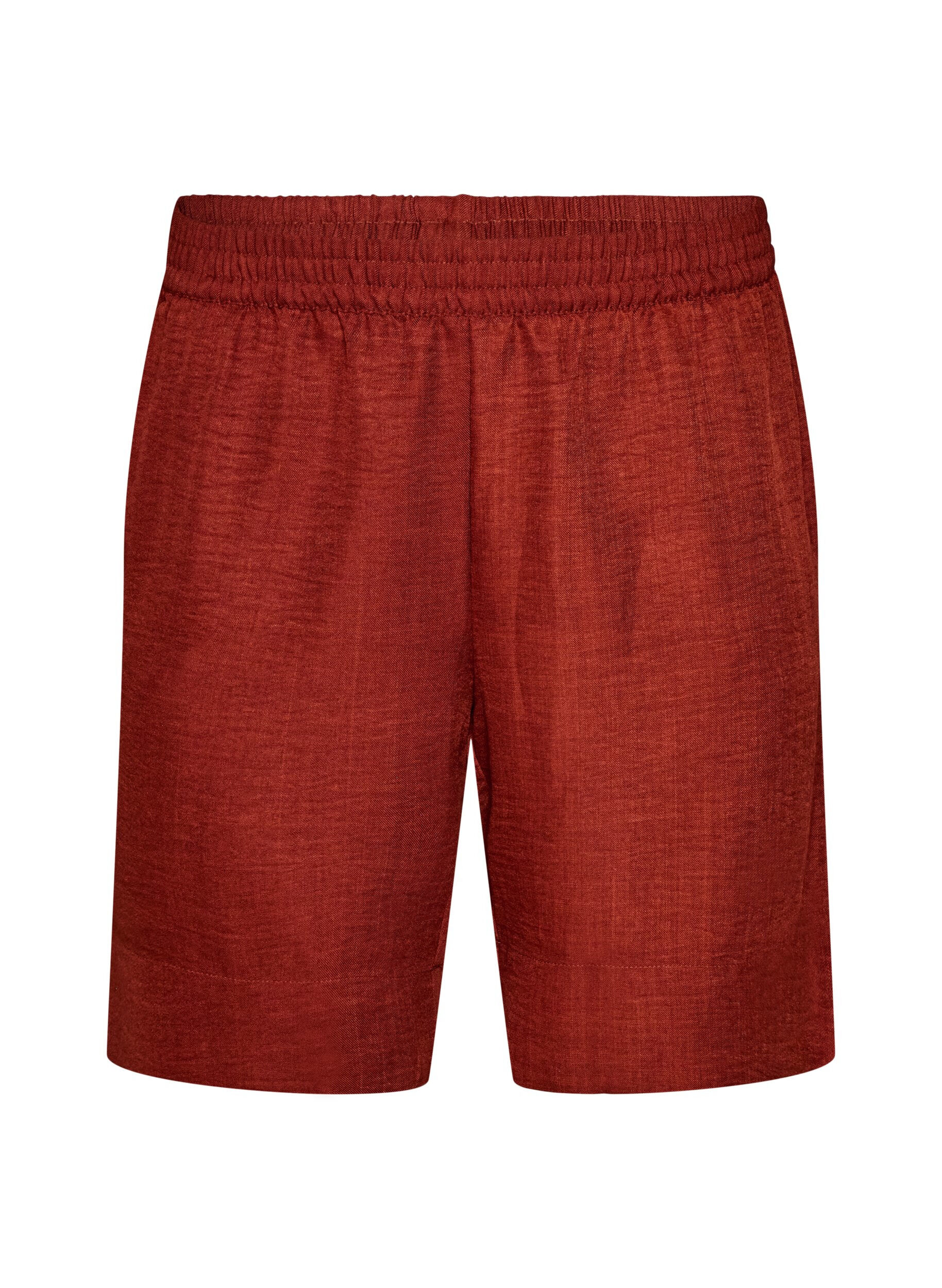 Shorts med fickor och h&ouml;g midja