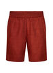 Shorts med fickor och h&ouml;g midja, R&ouml;d, Packshot image number 0
