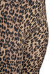 Viskos leggings med leopardmönster, Brun, Packshot image number 2