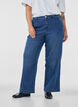 Wide fit Myra-jeans med h&ouml;g midja, Bl&aring;, Model image number 2