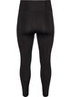 Tr&auml;ningstights med h&ouml;g midja och ficka i linningen, Svart, Packshot image number 1
