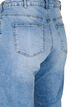  Croppade Vera jeans med destroy-detaljer 	, Blue Denim, Packshot image number 3
