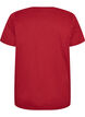 Jul-t-shirt i ekologisk bomull, R&ouml;d, Packshot image number 1