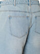 Denimskorts med omlotteffekt och h&ouml;g midja, Bl&aring;, Packshot image number 3