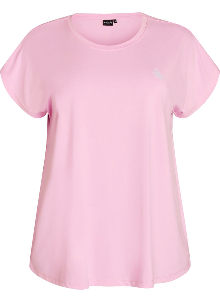 Enf&auml;rgad tr&auml;nings-T-shirt, Rosa, Packshot image number 0