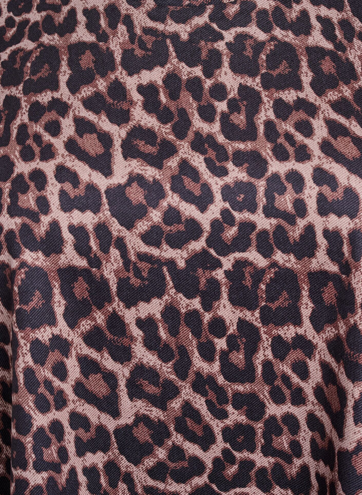 FLASH - T-shirt med leopardmönster, Brun, Packshot image number 2