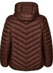 L&auml;tt jacka med huva, Brun, Packshot image number 1