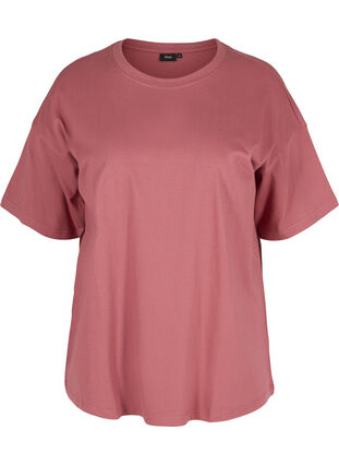 Kortärmad t-shirt i bomull, Deco Rose, Packshot image number 0