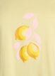 T-shirt med tryck, Gul, Packshot image number 2