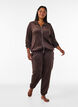 L&ouml;sa byxor i velour, Brun, Model image number 0