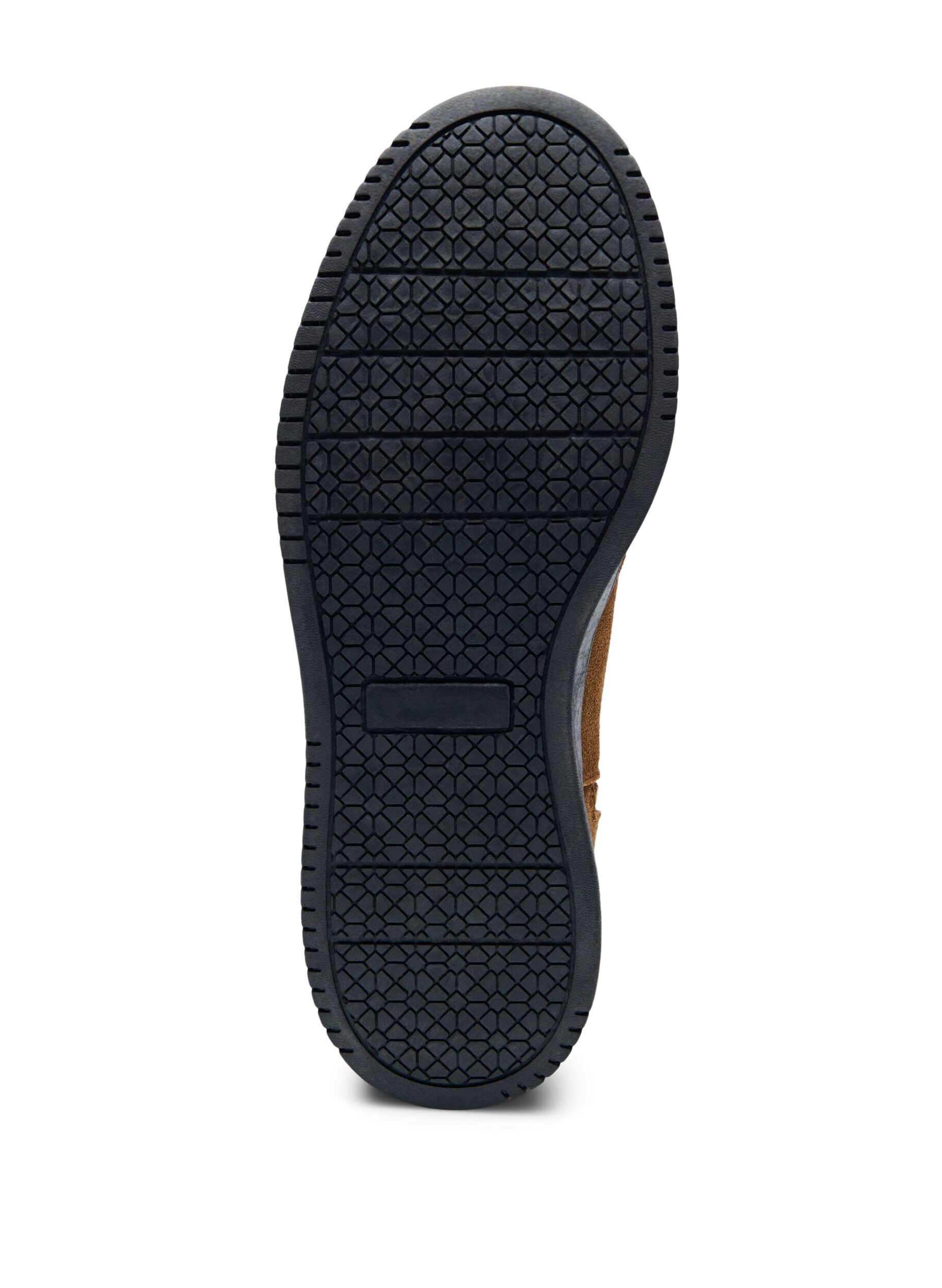 Zizzi Kort st&ouml;vel med bred passform i mocka, Tobacco Brown, Packshot image number 5