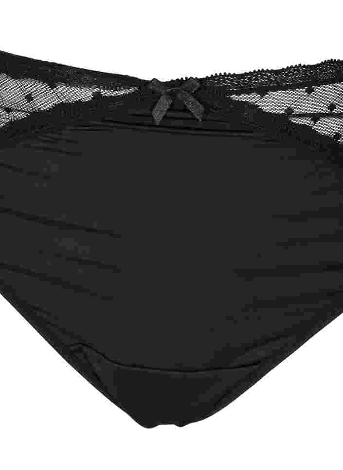 2-pack stringtrosor med mesh, Black, Packshot image number 2