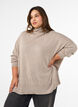 Polotr&ouml;ja med l&ouml;s passform, Beige, Model image number 0