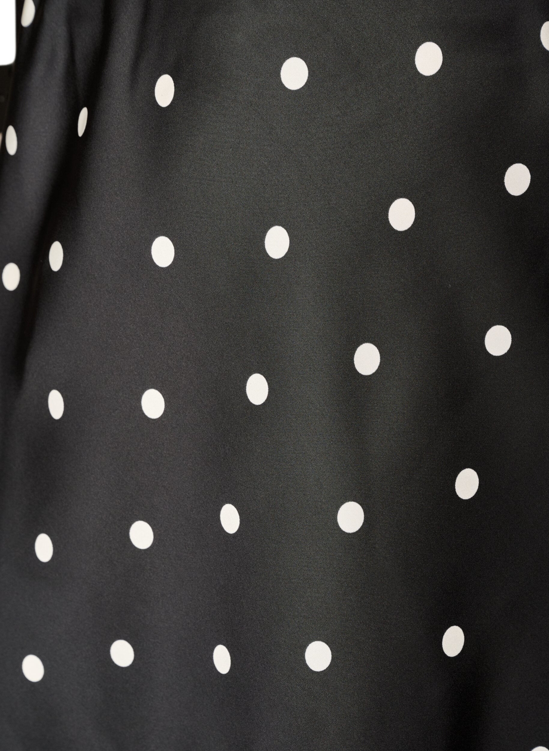 ZizziMidikjol i satin, Svart, Packshot image number 2