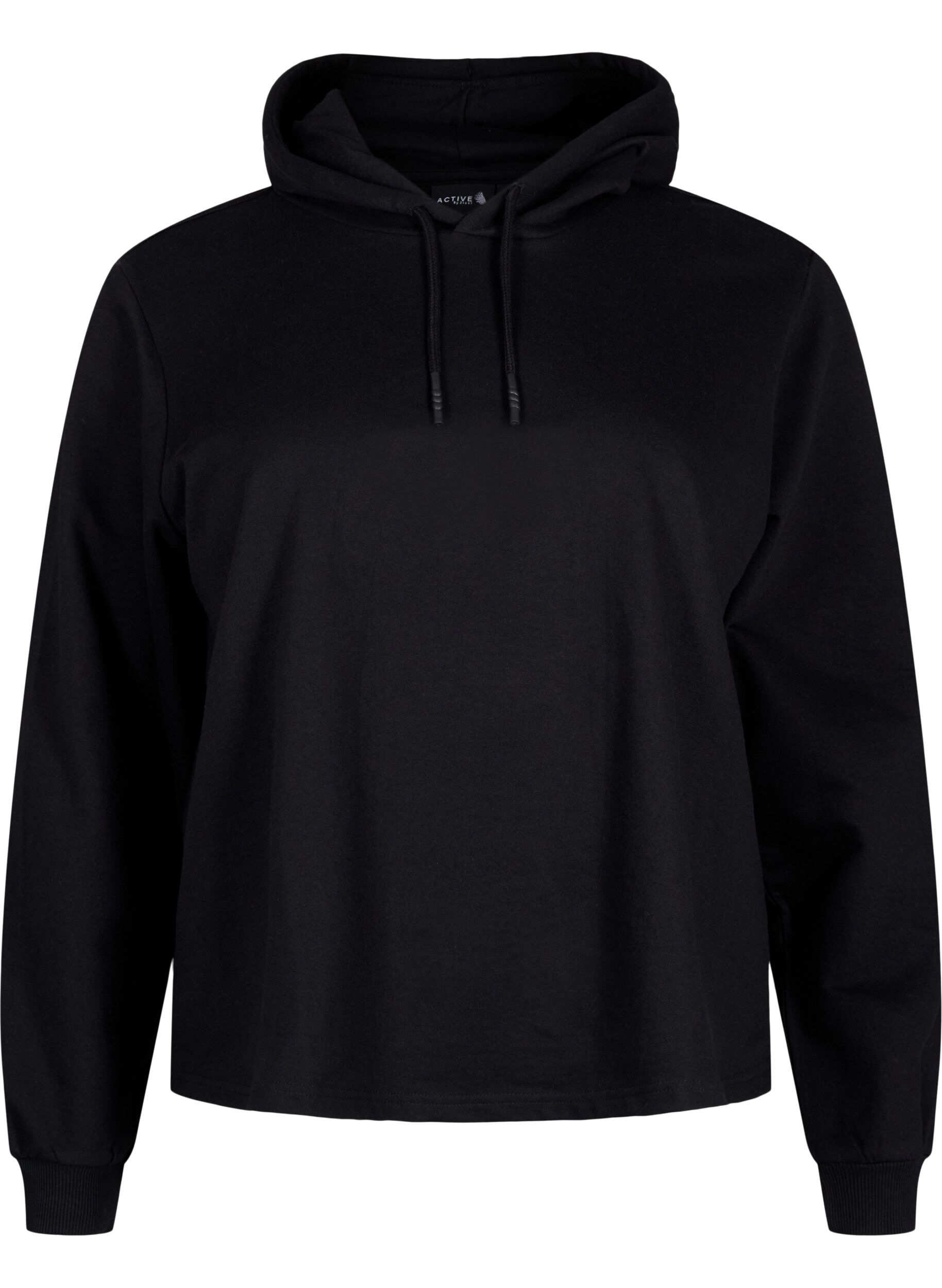 Zizzi Huvtr&ouml;ja i sweatshirt-kvalitet, Black, Packshot image number 0
