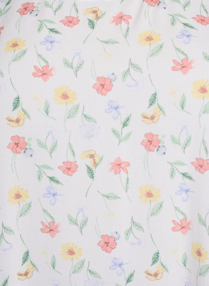 Kl&auml;nning i viskos med sk&auml;rning, Vit, Packshot image number 2